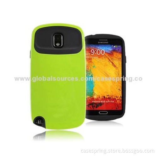 Double color silicone mobile phone sets case for Samsung galaxy Note 3, Ultra-thin
